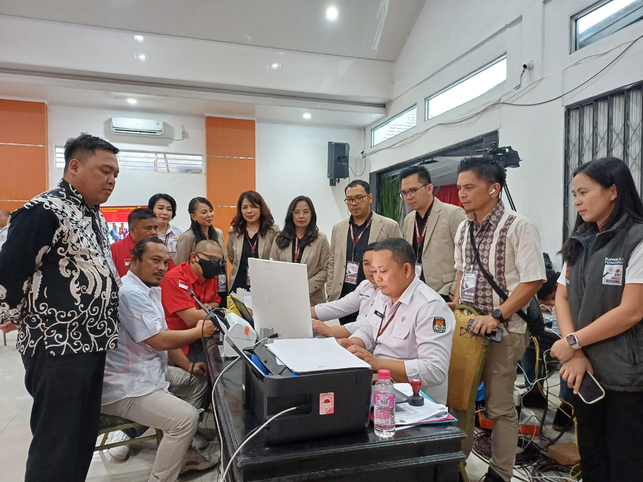 Pengawasan Pendaftaran Bapaslon Hari Terakhir